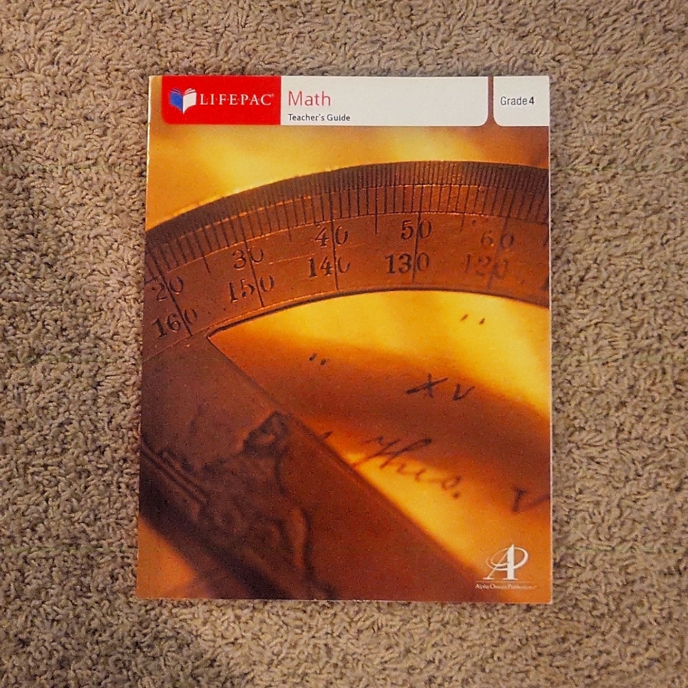 Lifepac Math, Grade 4, Teacher's Guide